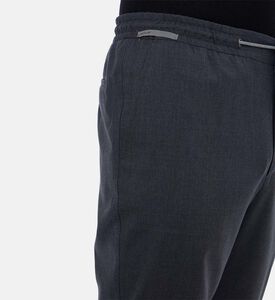 بنطال بخصر مطاطي صوف بكر