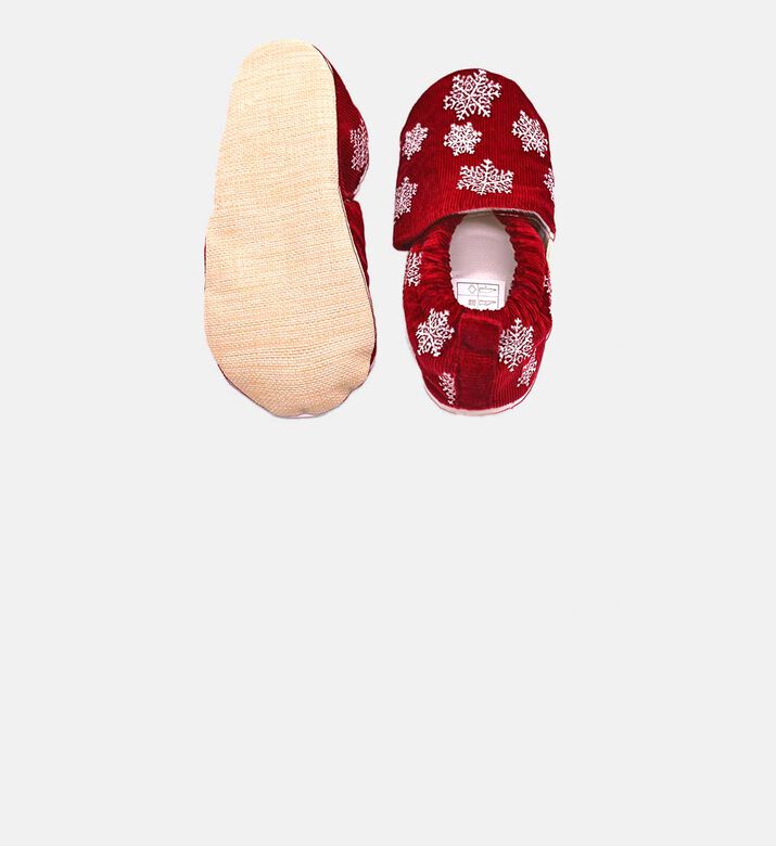 حذاء كريسماس موكاسان مانع للانزلاق