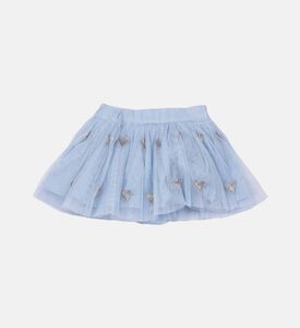 قلوب مطرزة تنورة صغيرة