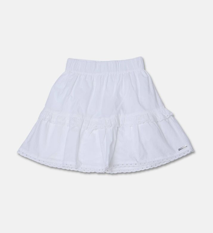 Michael Kors Lace-detail Elastic Waistband Skirt, Packshot View