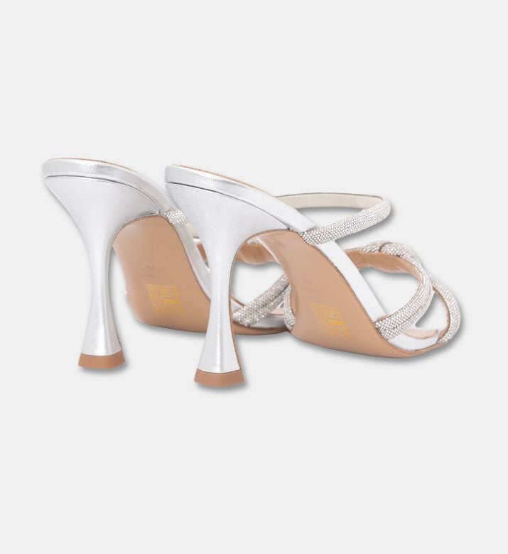 Lola Cruiz Shoes Sabot, Silver, Eu-36, Packshot View