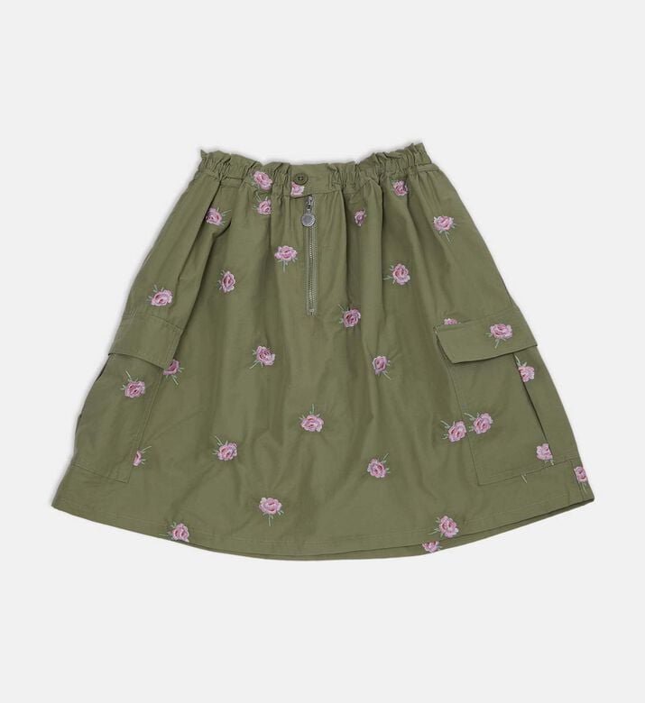 All-over Floral-print Skirt