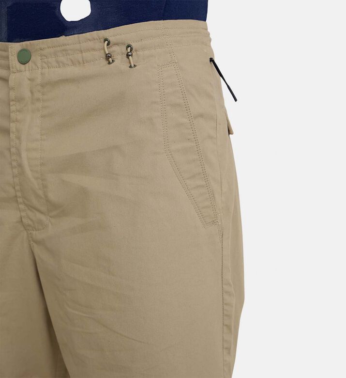 شورت قطن فضفاض بنقشة نمر وتنين