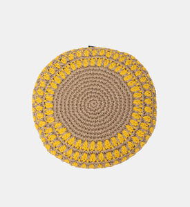 Jalsa Cotton Round Filled And Vaccumed Cushion