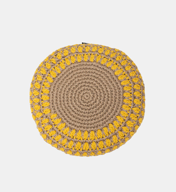 Jalsa Cotton Round Filled And Vaccumed Cushion