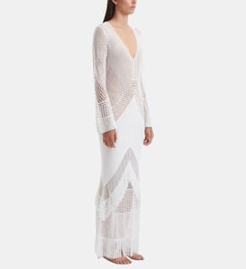 Elba Long Sleeved Knitted Maxi Dress Elba Long Sleeved Knitted Maxi Dress