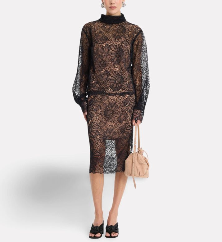 Rotate Blou Lace, Model View