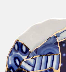 Baikal Round Gold Striped Plate