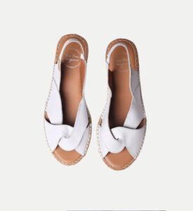 Enola-p Leather Low-wedge Espadrille