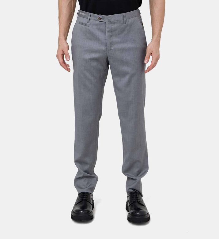 Wool Classic-cut Pants