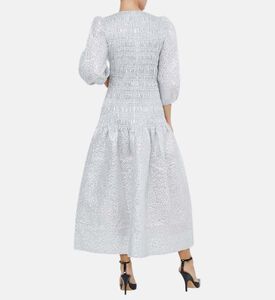 Peau D Ane Smocked Midi Dress Peau D Ane Smocked Midi Dress