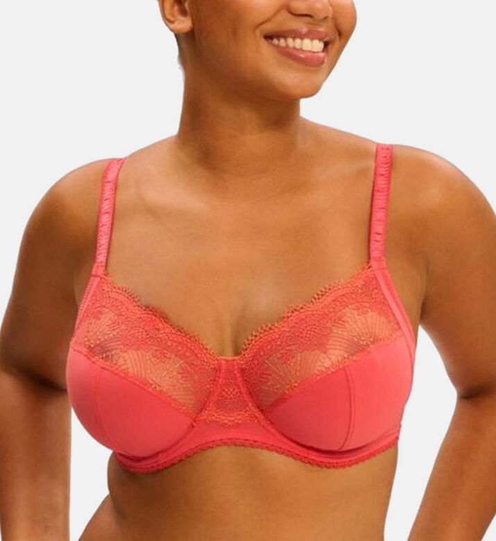 Full Cup Embroidered Support Bra Full Cup Embroidered Support Bra