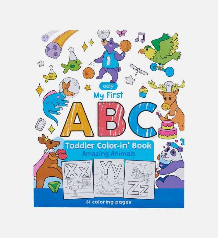 Abc Animals Coloring Book