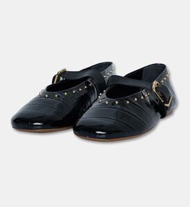 Schutz Croc-embossed Mary Jane Flats, Packshot View