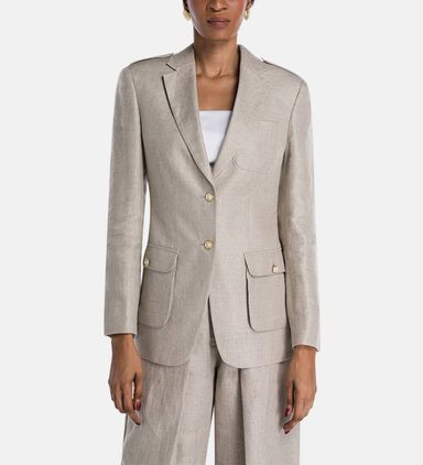 Linen Long-sleeve Jacket