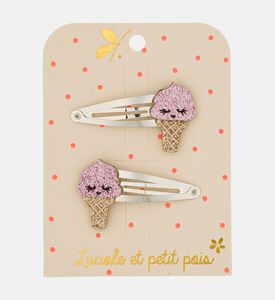Luciole Et Petit Pois Strawberry Ice Cream Clips, Packshot View