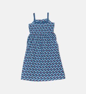 فستان بطبعة شعار عل كامله