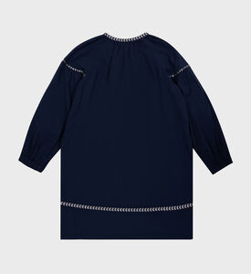 فستان مطرز ببريق