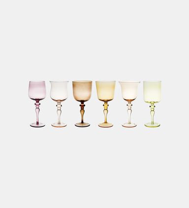 Unequal Mcv Wine Glasses 6-piece Set