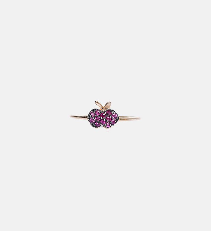 Pink Sapphire 18k Gold Ring