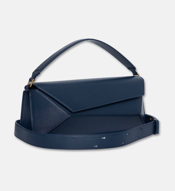 Mlouye Naomi Baguette Top Handle Bag, Navy, Packshot View