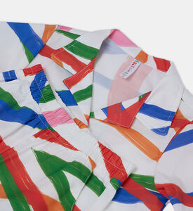 Boy Cool Printed Shirt Shorts Set