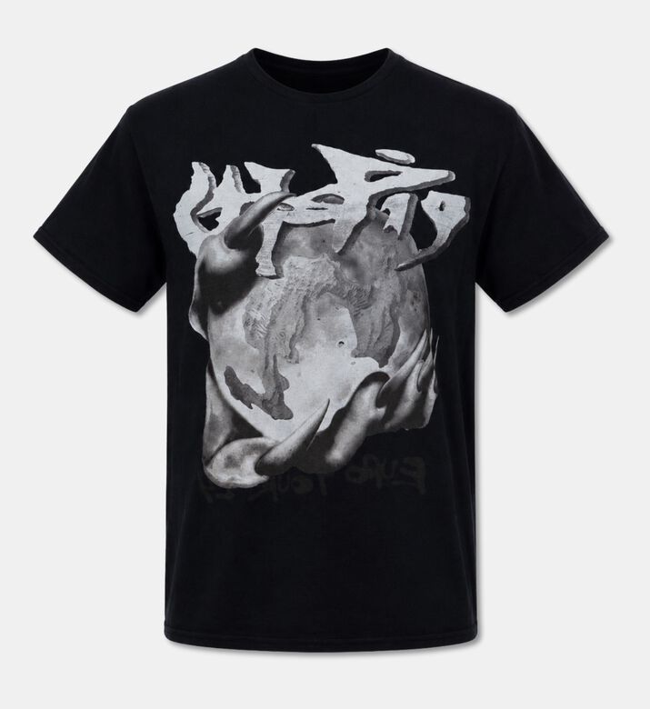 Travis Scott Cotton Front Graphic-print Crewneck T-shirt, Packshot View