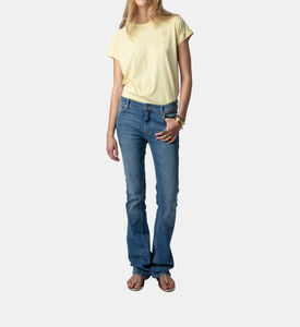 قميص أنيا مزين بحجر الراين