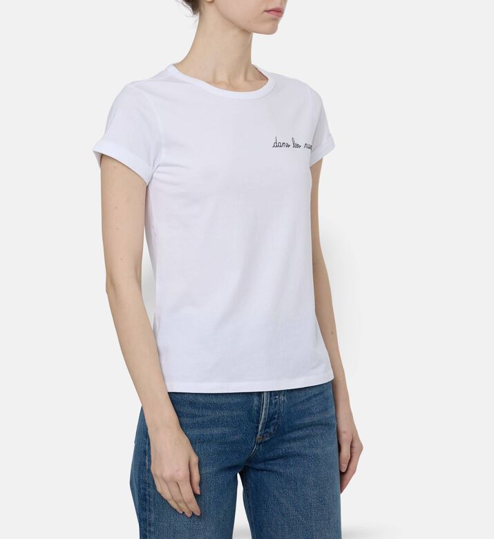 Maison Labiche Embroidered Crewneck T-shirt, Model View
