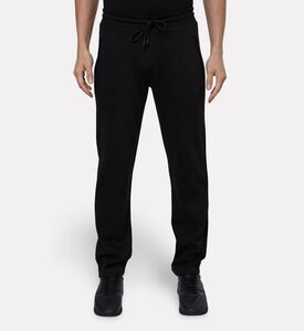 EA7 Cotton-blend Pants, Black, M, Model View