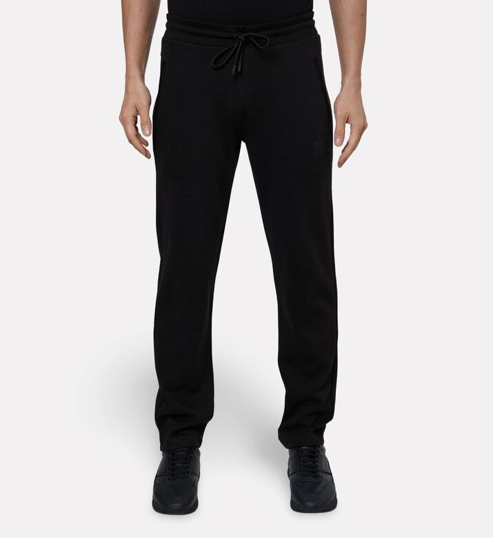 EA7 Cotton-blend Pants, Black, M, Model View