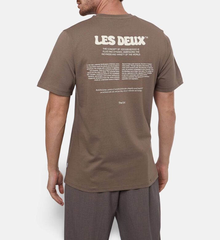 Les Deux Ts Dynamic, Brown, Xl, Model View