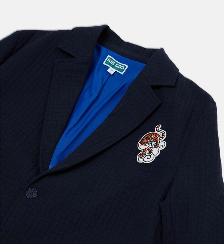 Kenzo Cotton Single-breasted Suit Jacket, Packshot View