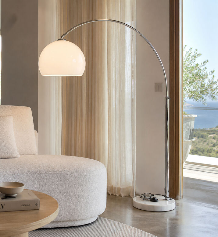 Home Deco and More Moon 3-pin Floor Lamp, Packshot View