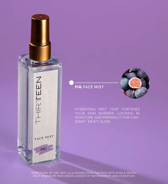 Thirteen Fig Face Mist, Packshot View Thirteen Fig Face Mist, Packshot View