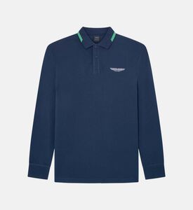 Cotton Tipped Sweater Polo Shirt