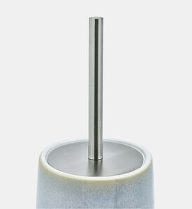 Aquanova Figo Ceramic Toilet Brush Holder, Blue, Packshot View