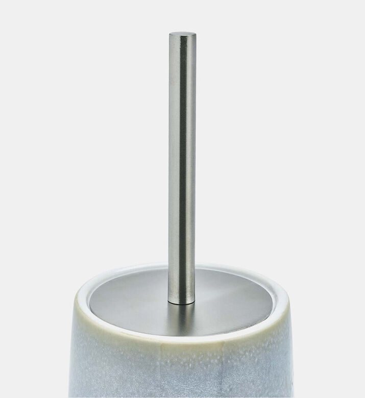 Aquanova Figo Ceramic Toilet Brush Holder, Blue, Packshot View