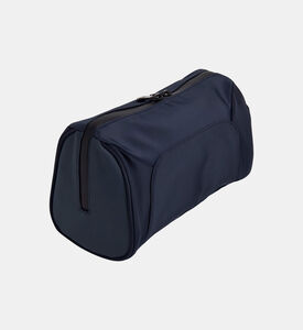 حقيبة مستحضرات رياضية بطبعة شعار بسحاب