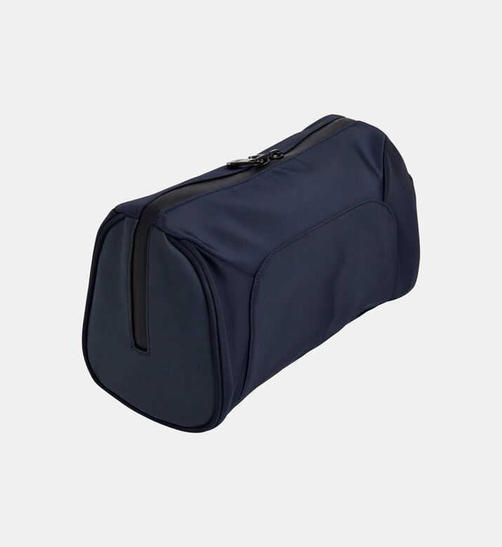 حقيبة مستحضرات رياضية بطبعة شعار بسحاب