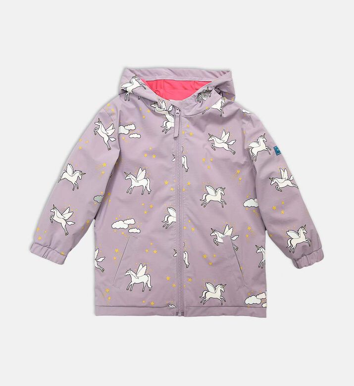 Holly and Beau Unicorn Changing Raincoat, Packshot View
