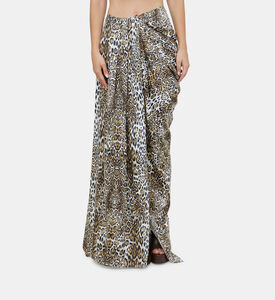 تنورة كليوباتر منسدلة غير المتماثلة