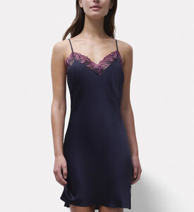 Chantelle Embroidered Trim Slip Dress, Model View