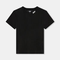 Girl Logo-print Ribbed T-shirt