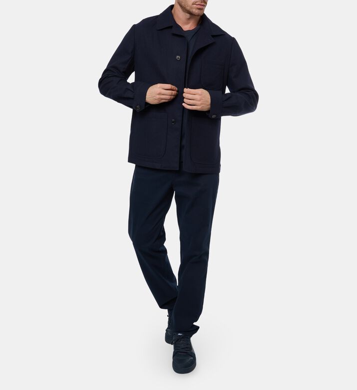 Corneliani Button Closure Long-sleeve Jacket, Model View