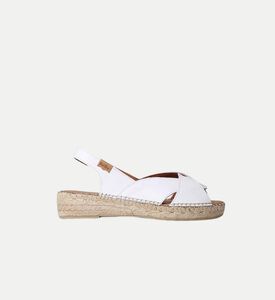 Enola-p Leather Low-wedge Espadrille