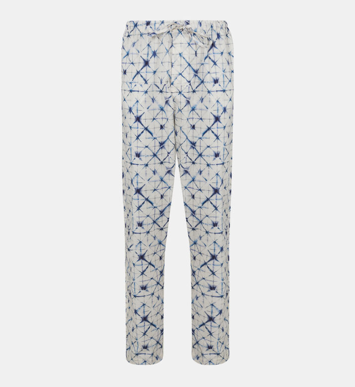 Cotton All-over Print Trousers