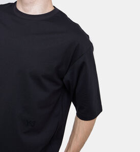 Cotton Jersey Oversized Crewneck T-shirt