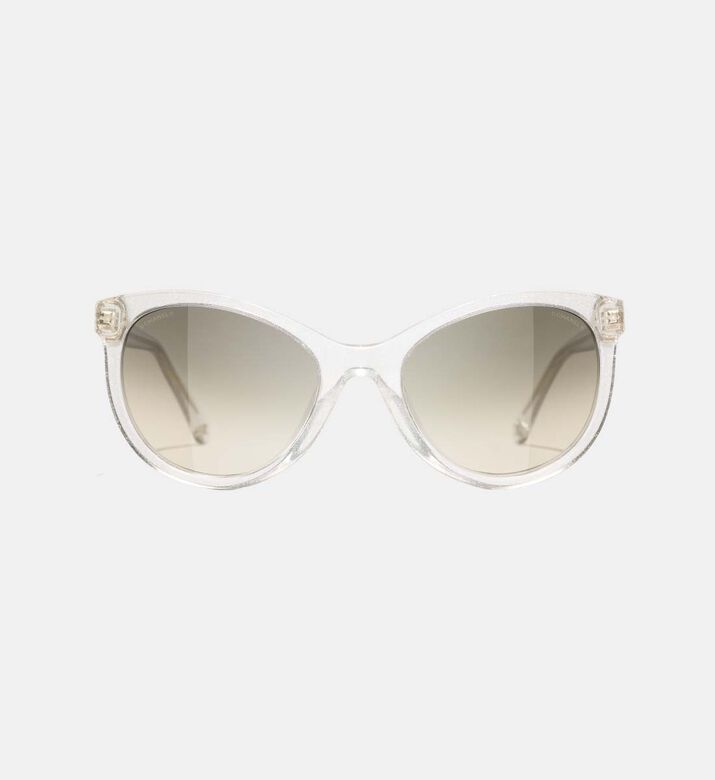 Crystal Cat-eye Shape Sunglasses 52