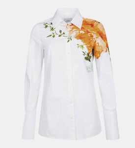 Floral Printed Button-up Shirt